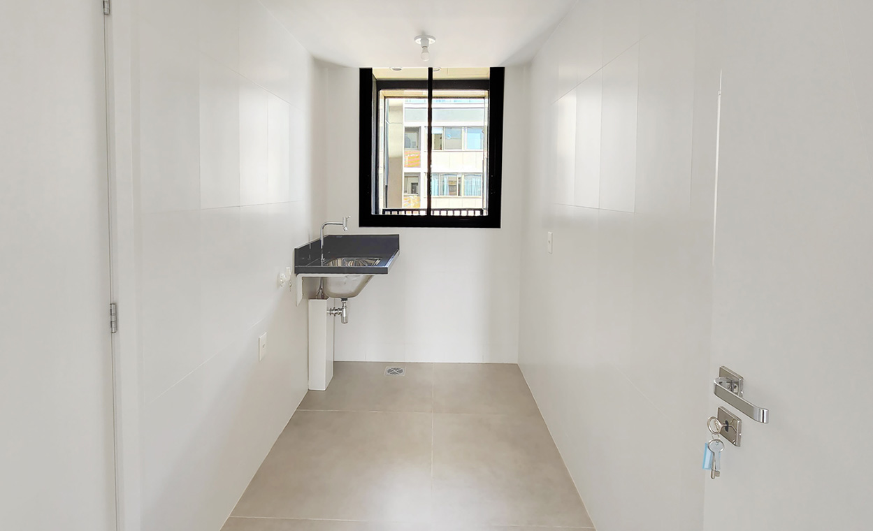 Área de serviço separada