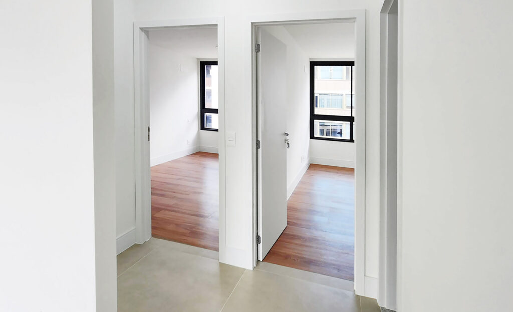 Área de entrada dos quartos